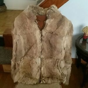 Vintage 100%rabbit coat